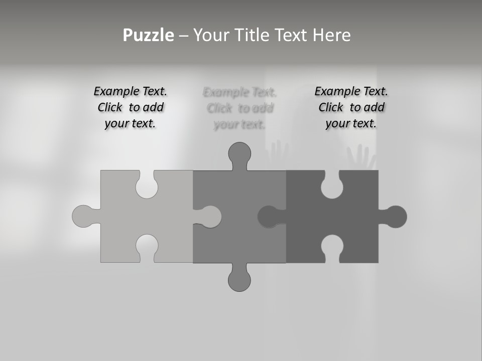 Silhouette She Darkness PowerPoint Template