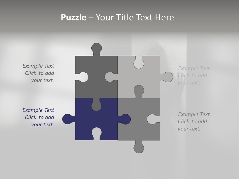 Silhouette She Darkness PowerPoint Template