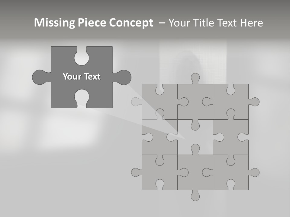 Silhouette She Darkness PowerPoint Template