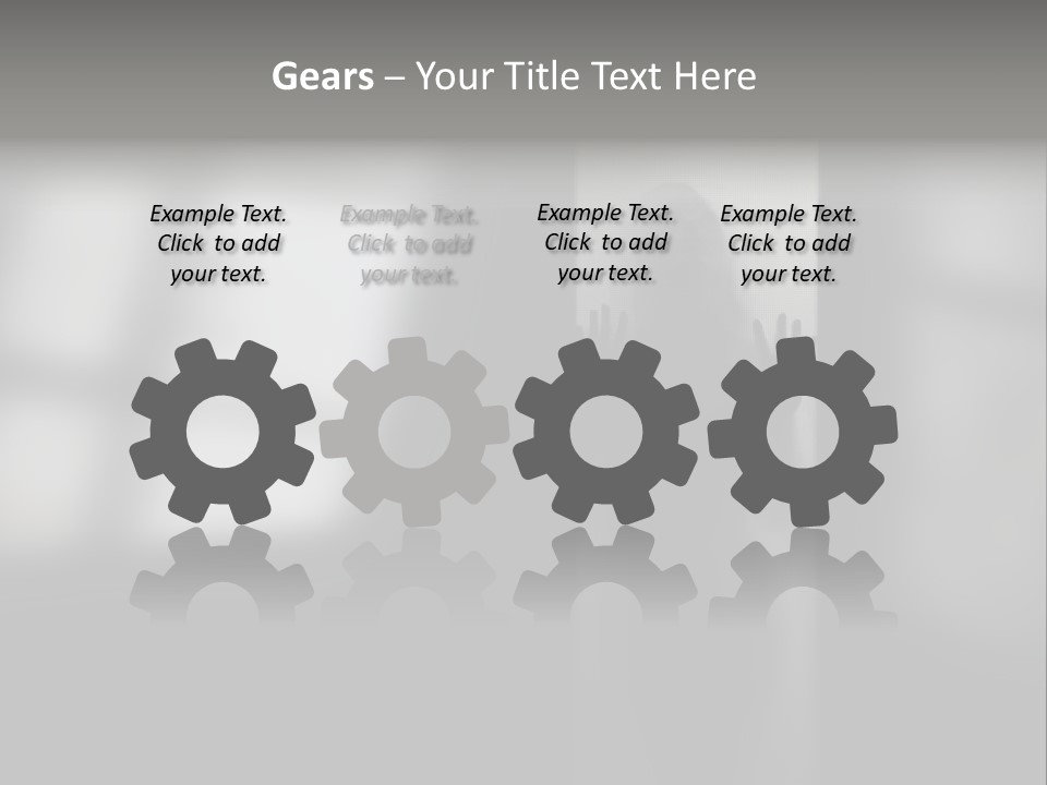 Silhouette She Darkness PowerPoint Template