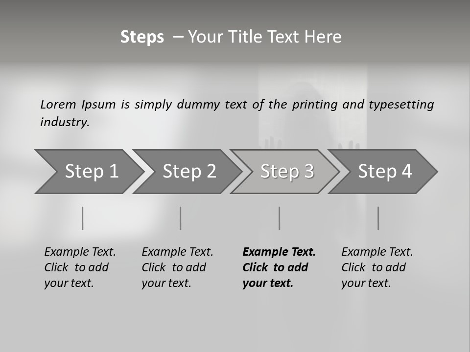 Silhouette She Darkness PowerPoint Template