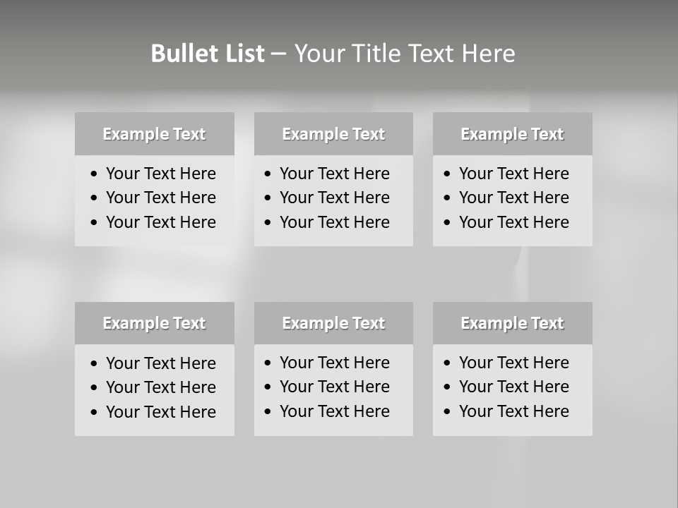 Silhouette She Darkness PowerPoint Template