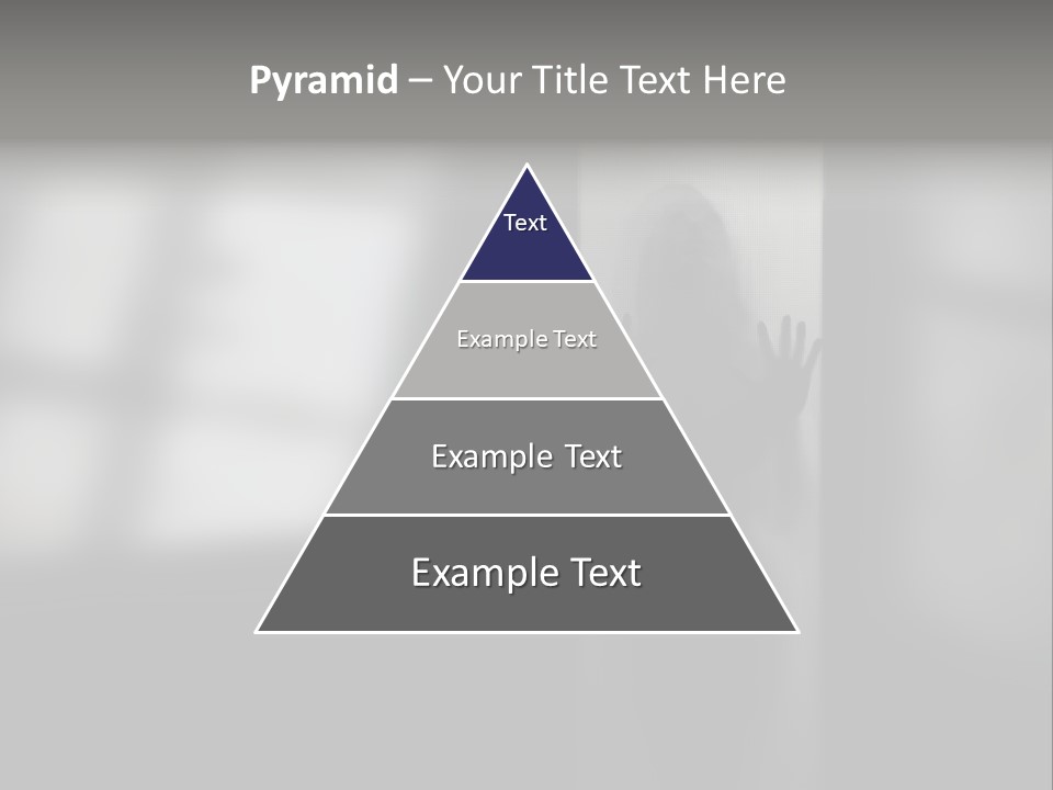 Silhouette She Darkness PowerPoint Template