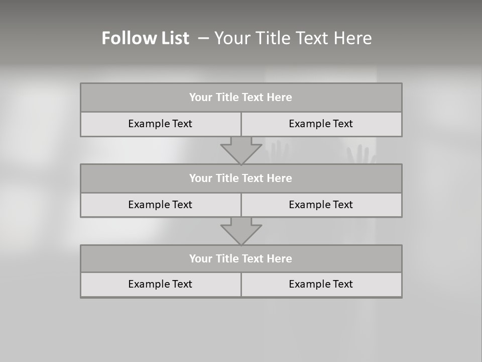 Silhouette She Darkness PowerPoint Template
