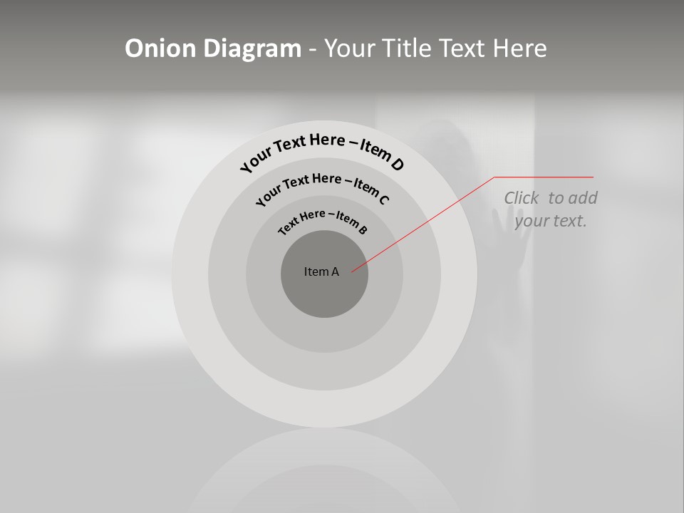 Silhouette She Darkness PowerPoint Template