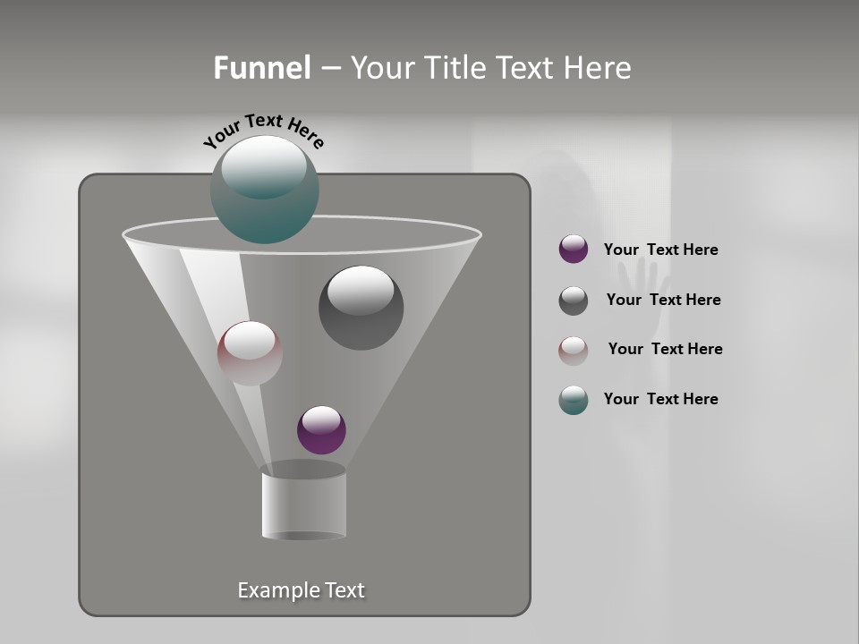 Silhouette She Darkness PowerPoint Template