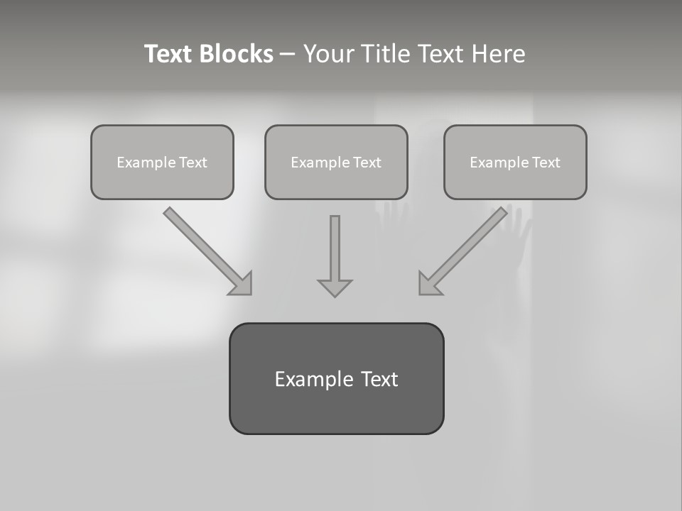 Silhouette She Darkness PowerPoint Template