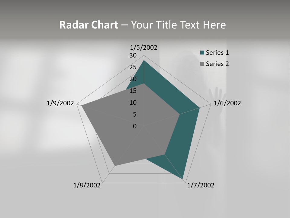 Silhouette She Darkness PowerPoint Template