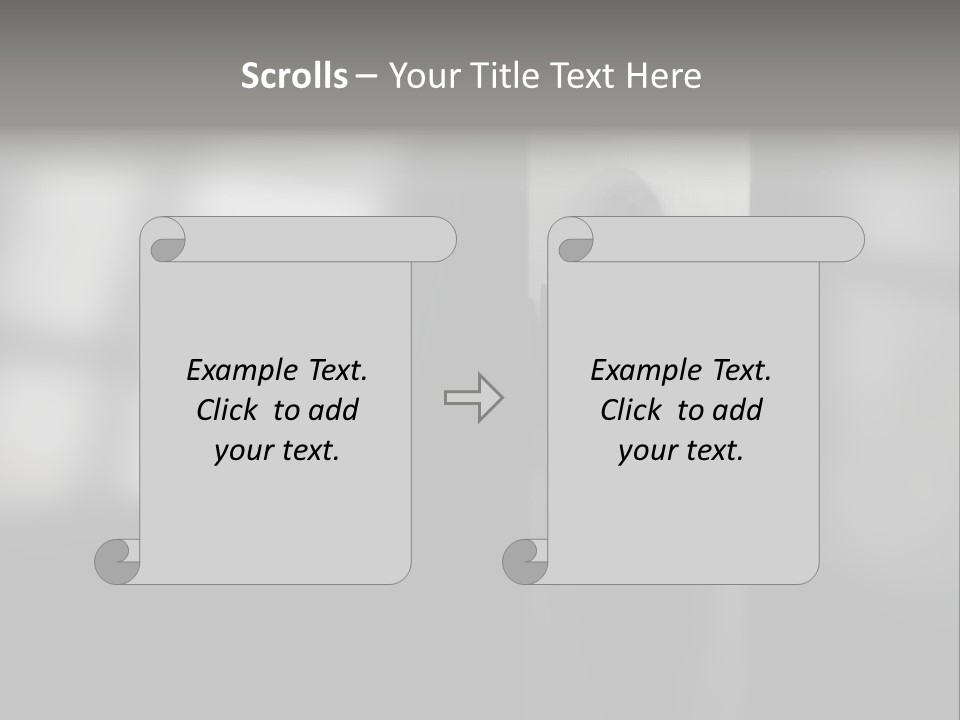 Silhouette She Darkness PowerPoint Template