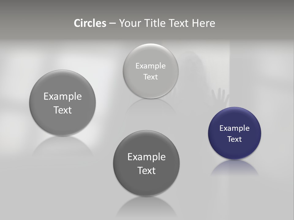 Silhouette She Darkness PowerPoint Template