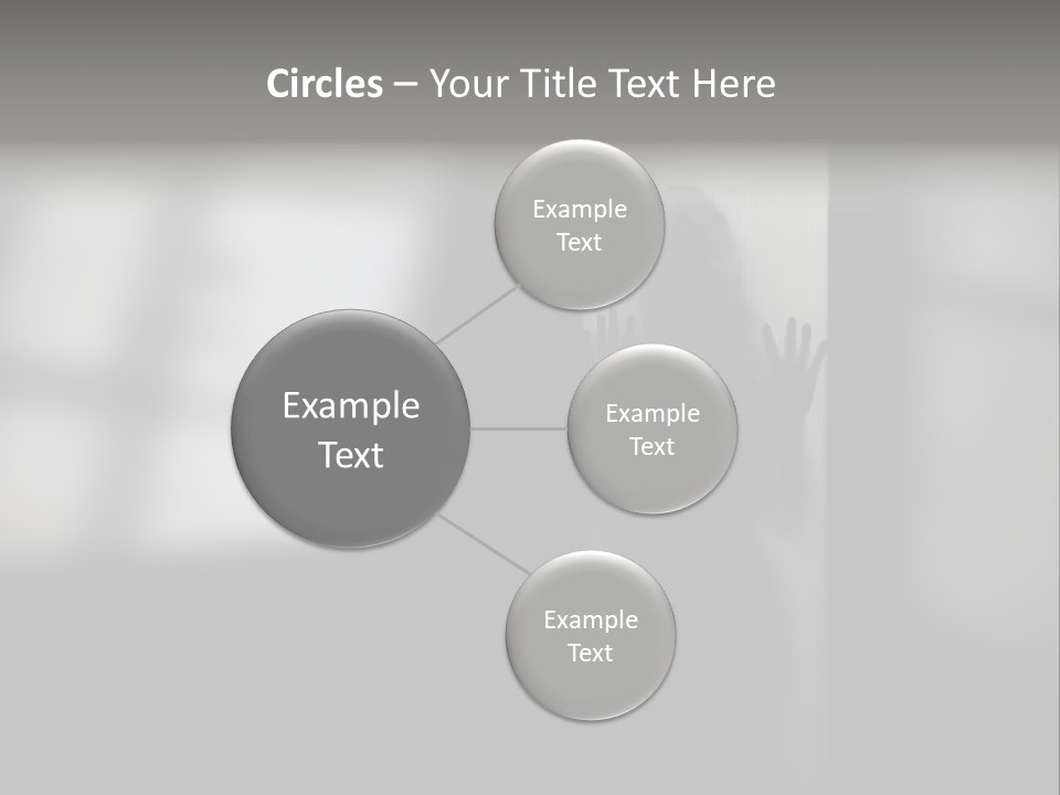 Silhouette She Darkness PowerPoint Template