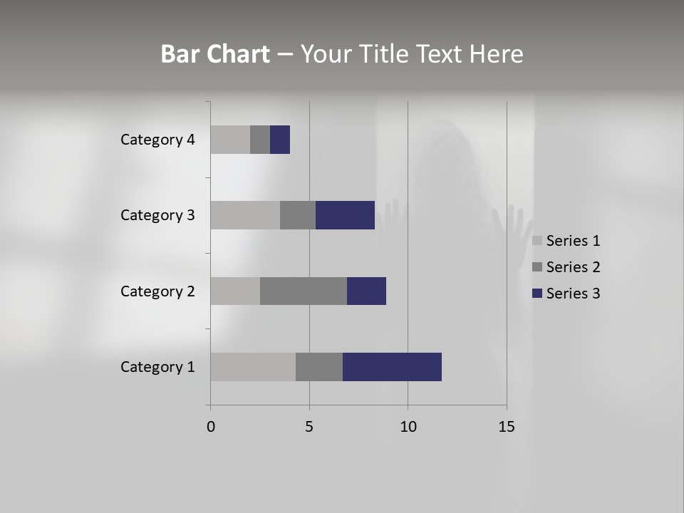 Silhouette She Darkness PowerPoint Template