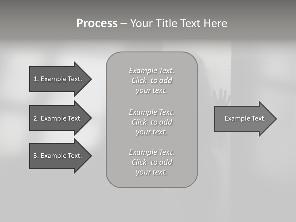 Silhouette She Darkness PowerPoint Template