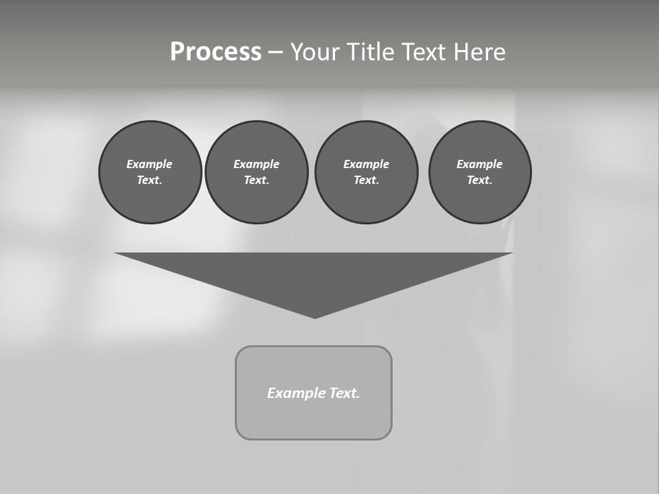 Silhouette She Darkness PowerPoint Template