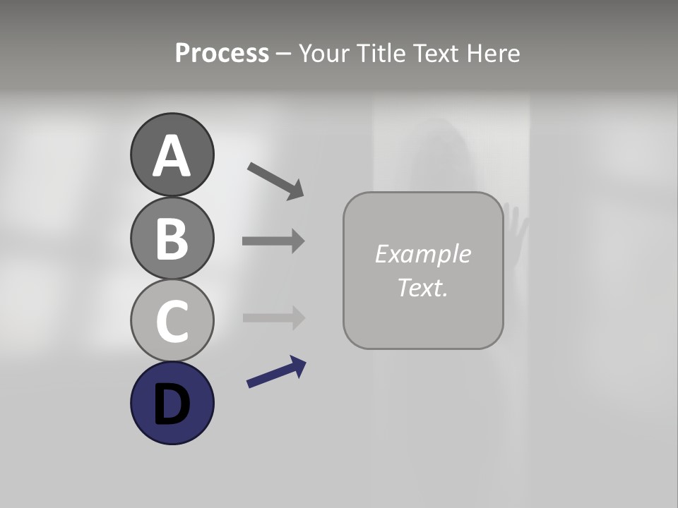 Silhouette She Darkness PowerPoint Template