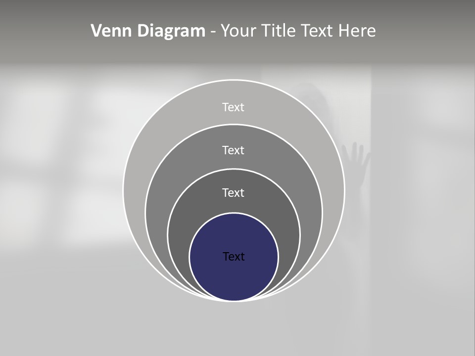 Silhouette She Darkness PowerPoint Template