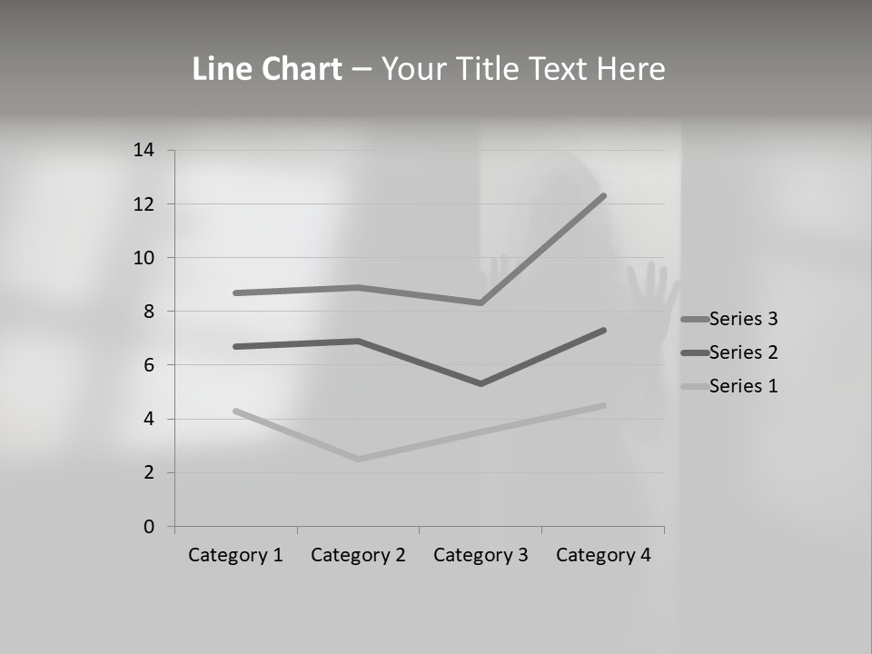 Silhouette She Darkness PowerPoint Template