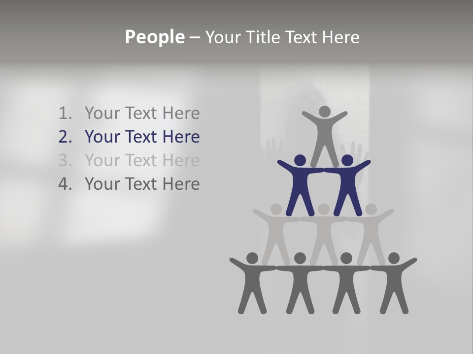 Silhouette She Darkness PowerPoint Template