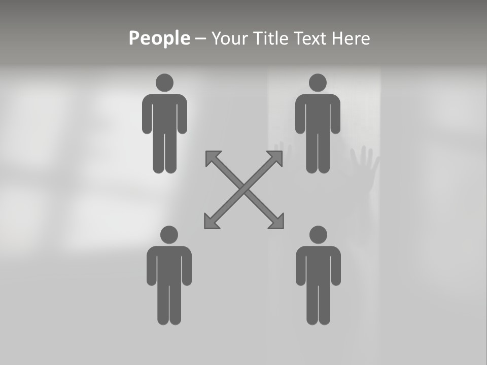 Silhouette She Darkness PowerPoint Template