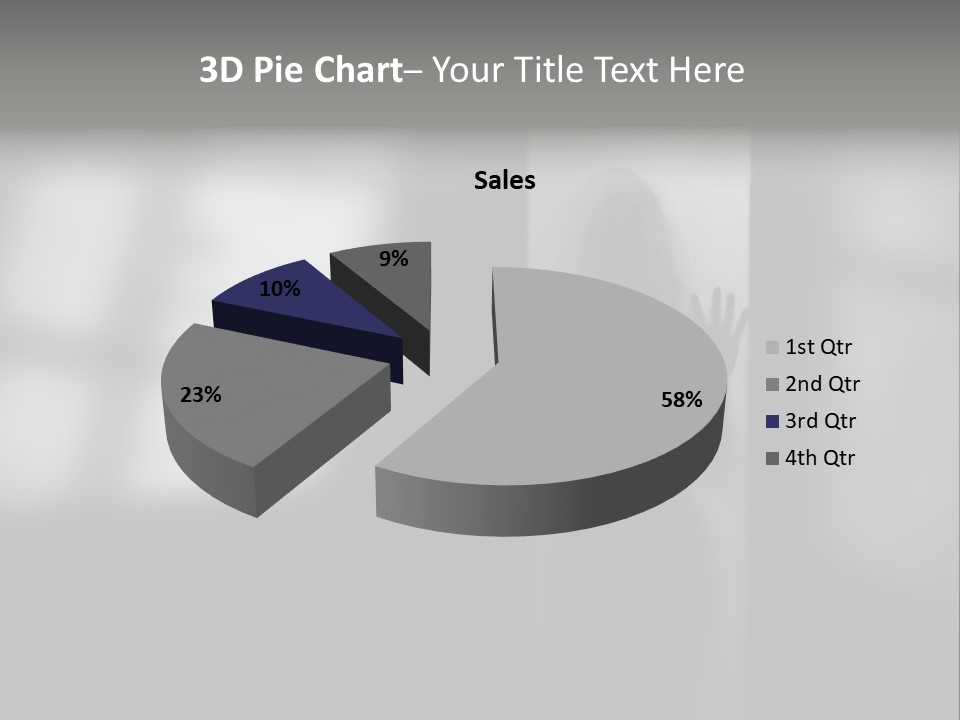 Silhouette She Darkness PowerPoint Template