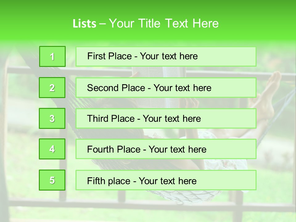 Outdoors Green Idyllic PowerPoint Template