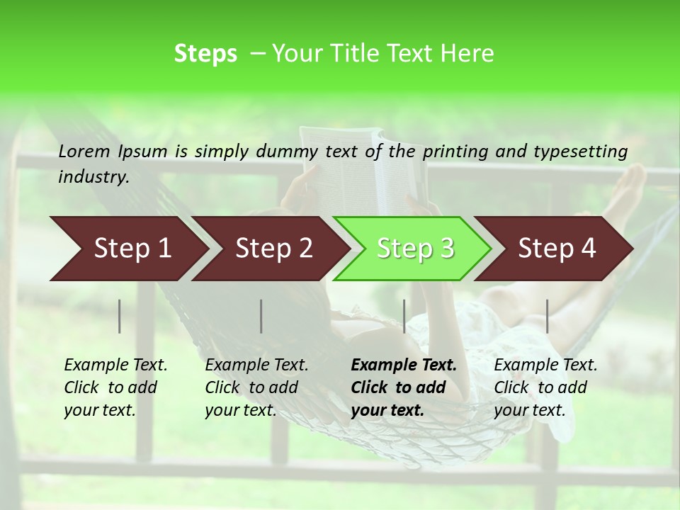 Outdoors Green Idyllic PowerPoint Template