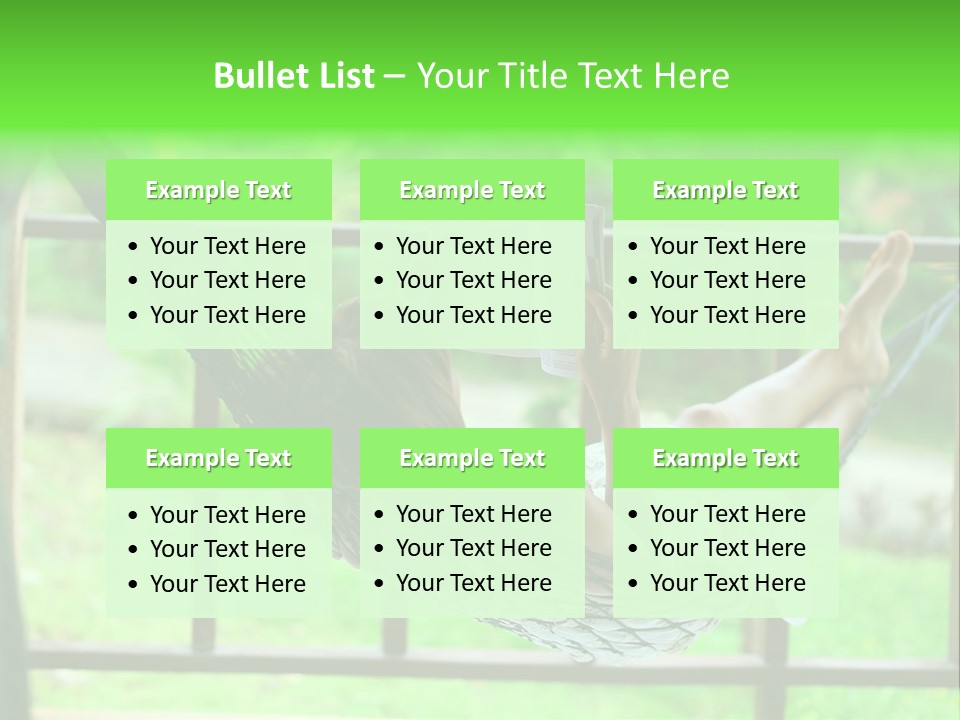 Outdoors Green Idyllic PowerPoint Template