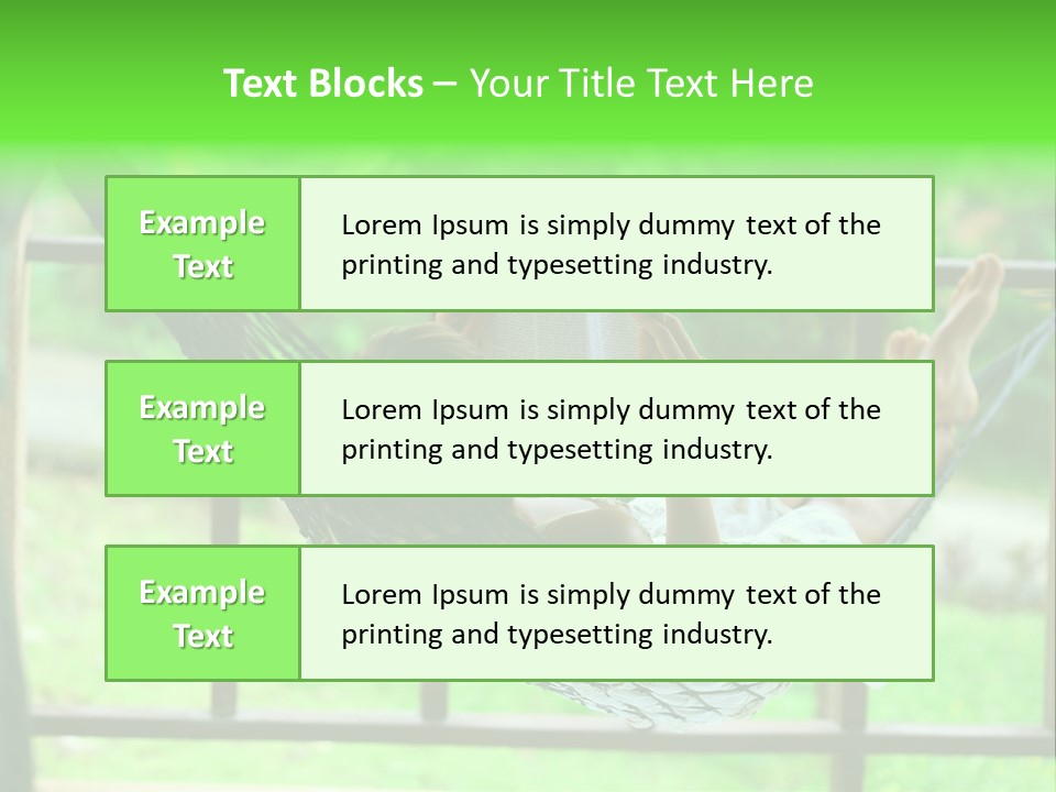 Outdoors Green Idyllic PowerPoint Template
