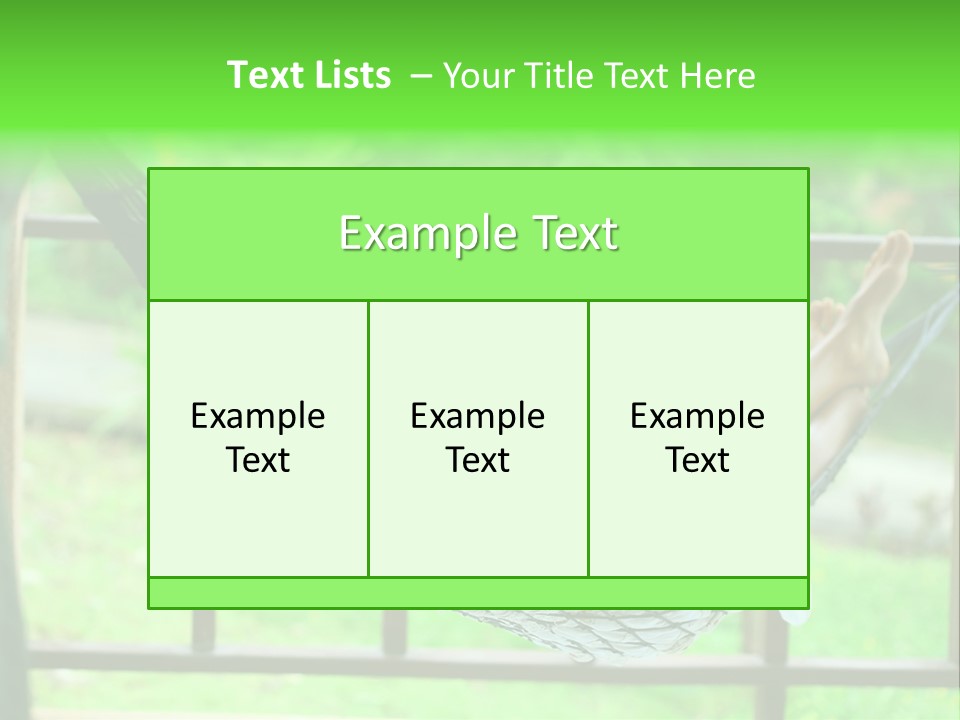 Outdoors Green Idyllic PowerPoint Template