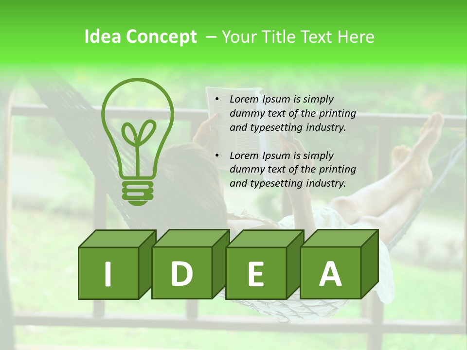 Outdoors Green Idyllic PowerPoint Template