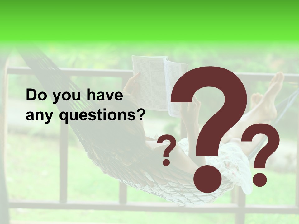 Outdoors Green Idyllic PowerPoint Template