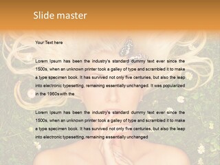 Girl Leisure Young PowerPoint Template