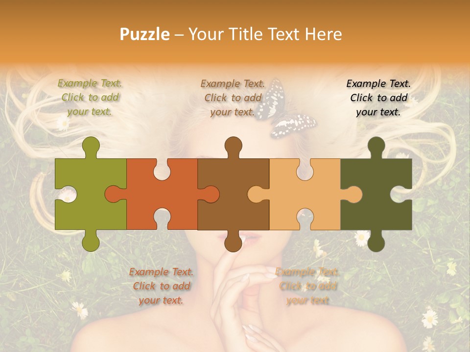 Girl Leisure Young PowerPoint Template