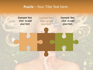 Girl Leisure Young PowerPoint Template