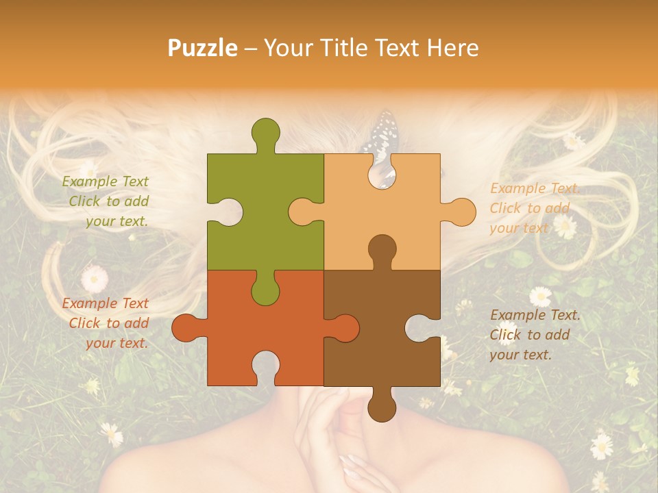 Girl Leisure Young PowerPoint Template