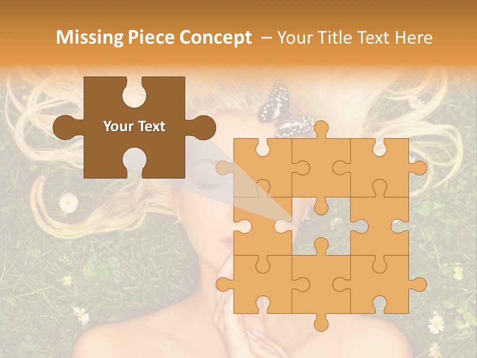 Girl Leisure Young PowerPoint Template