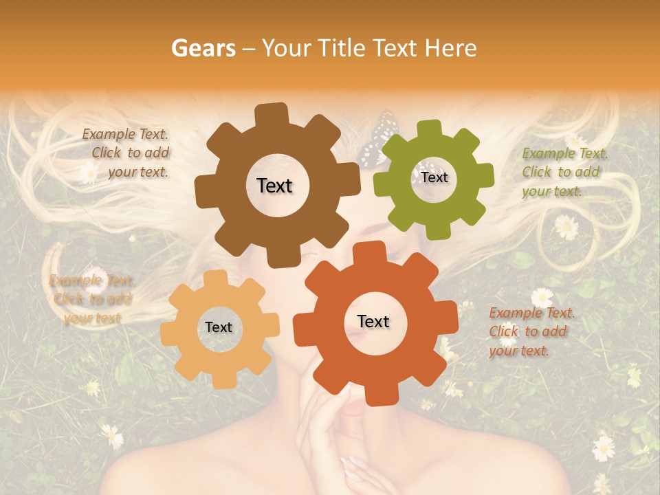 Girl Leisure Young PowerPoint Template