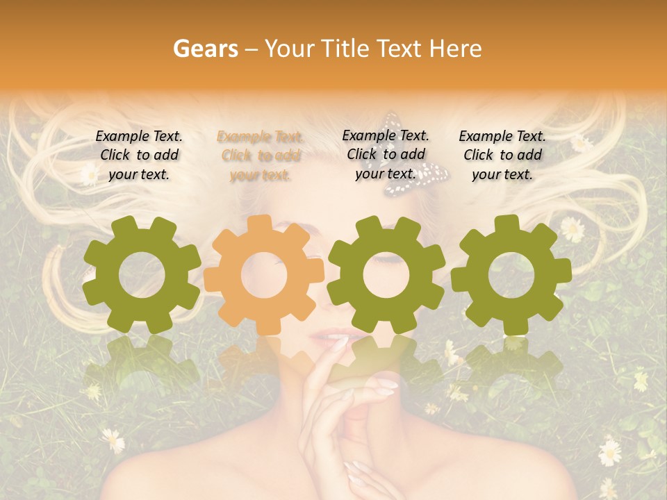 Girl Leisure Young PowerPoint Template