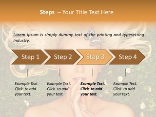Girl Leisure Young PowerPoint Template