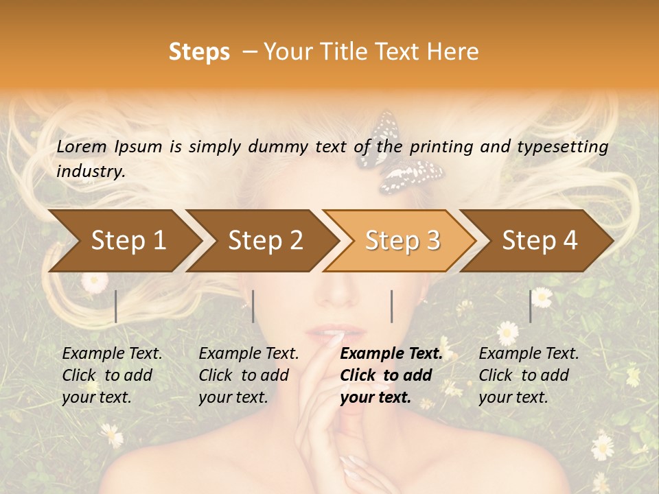 Girl Leisure Young PowerPoint Template