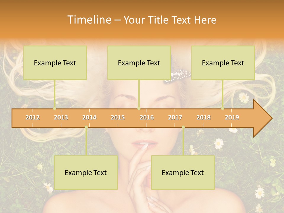 Girl Leisure Young PowerPoint Template