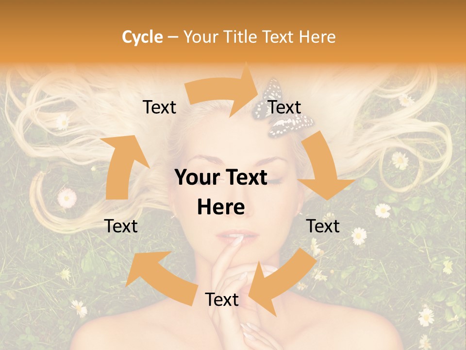 Girl Leisure Young PowerPoint Template