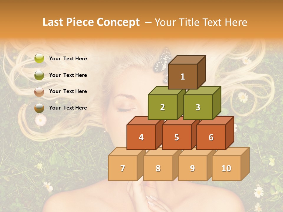 Girl Leisure Young PowerPoint Template