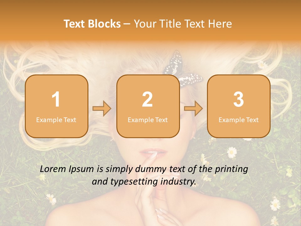 Girl Leisure Young PowerPoint Template