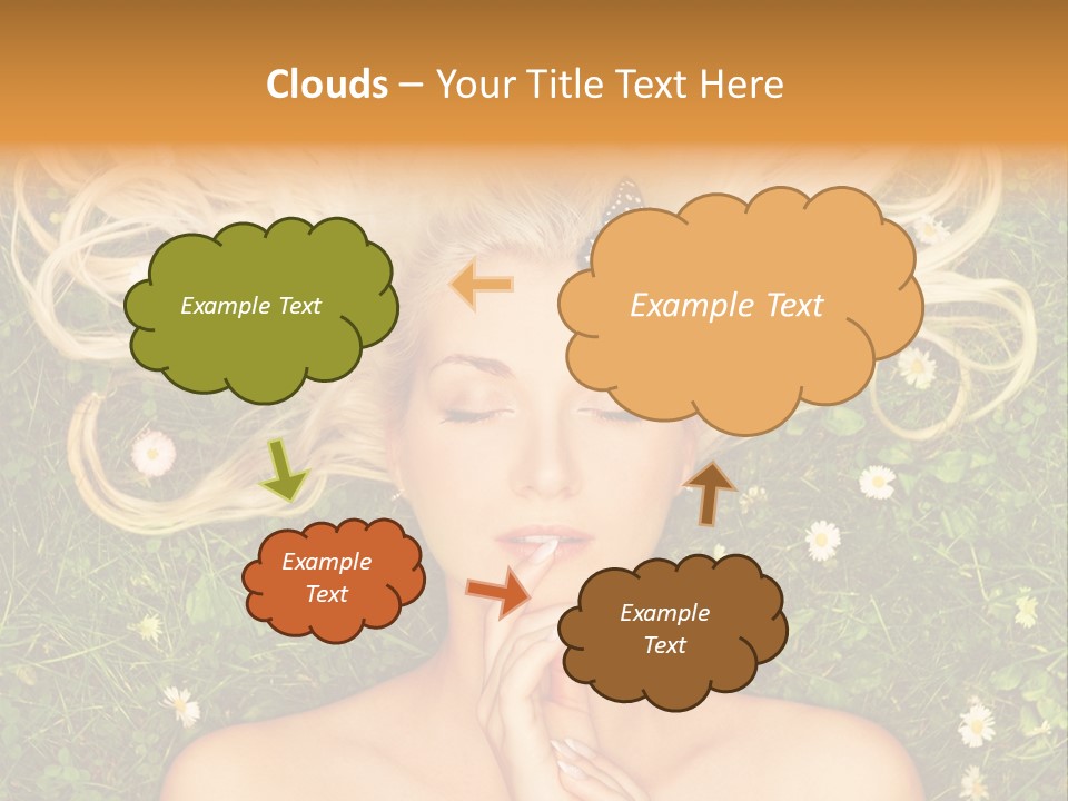 Girl Leisure Young PowerPoint Template
