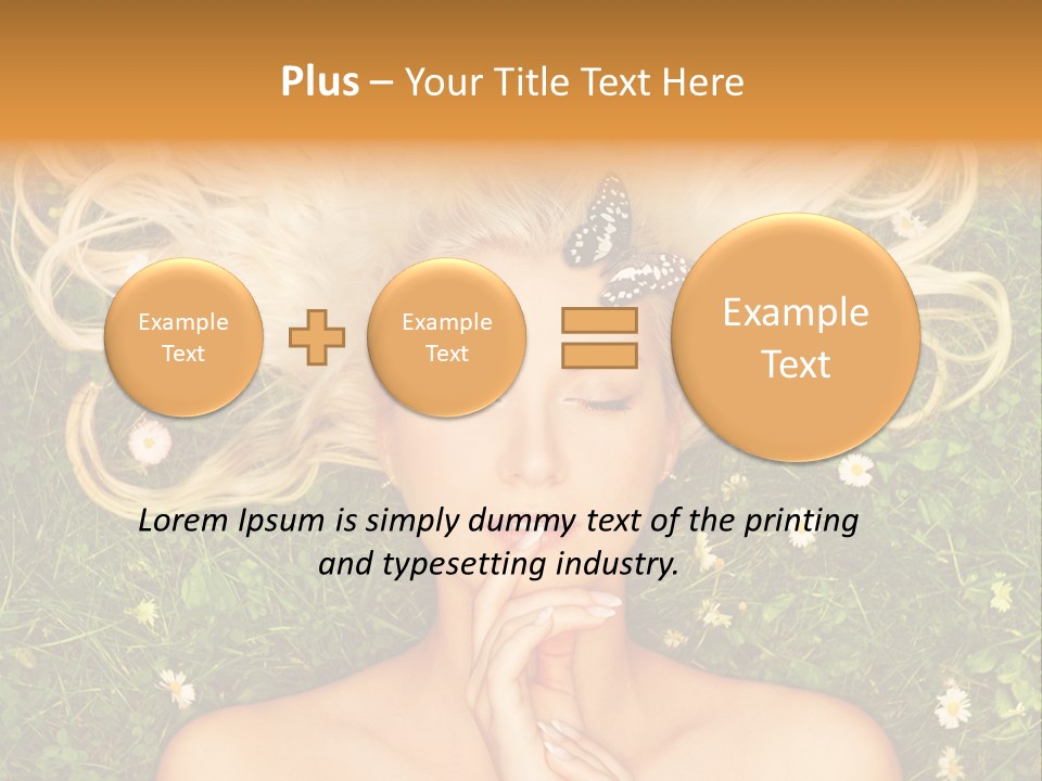 Girl Leisure Young PowerPoint Template