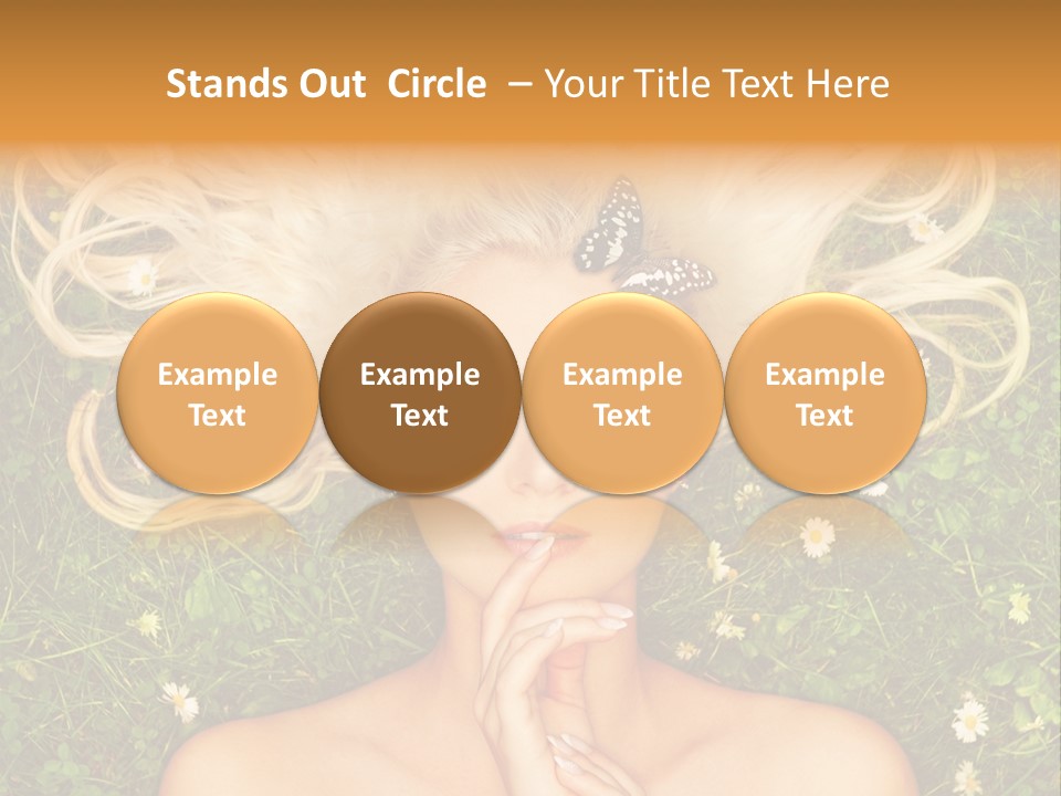 Girl Leisure Young PowerPoint Template