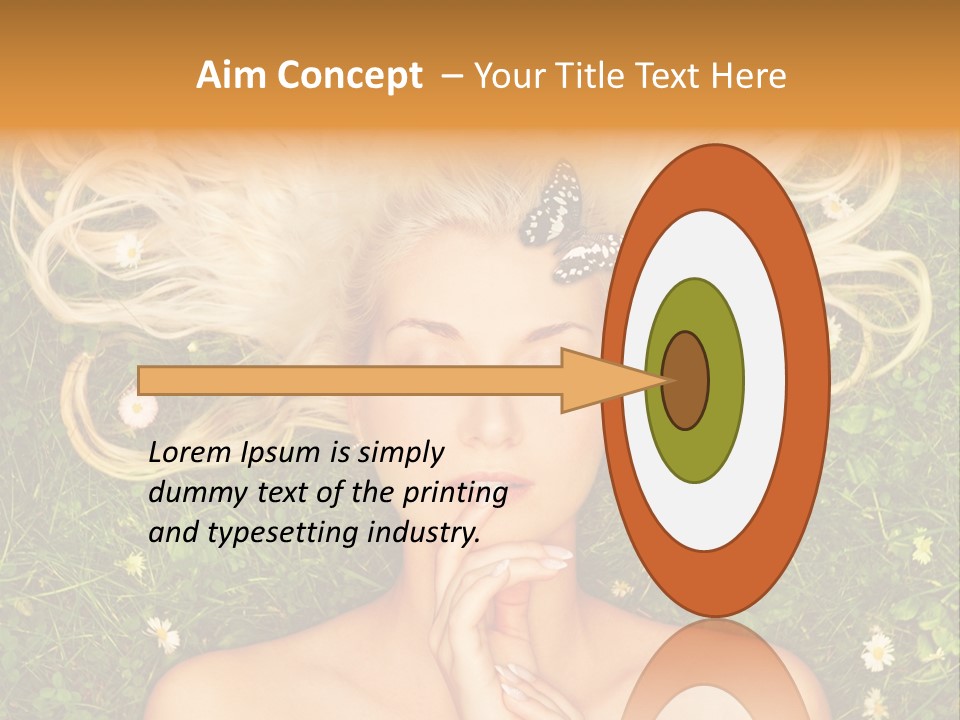Girl Leisure Young PowerPoint Template
