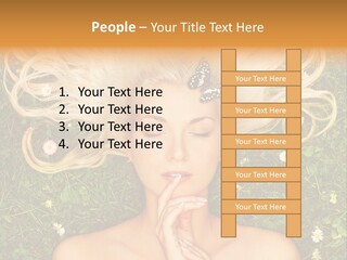 Girl Leisure Young PowerPoint Template