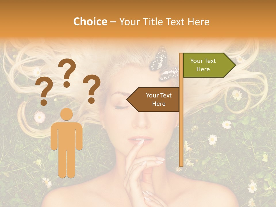 Girl Leisure Young PowerPoint Template